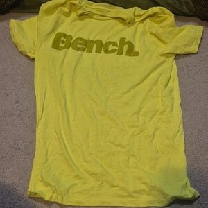 Bench Yellow Short Sleeve Logo T‑Shirt
